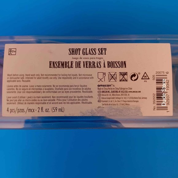 Halloween Theme Plastic Shot Glasses - Set of 4 (New Open Box) - 2-Ounce Shots - Picture 5 of 6